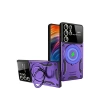 Mey İthalat®  Samsung Galaxy S24 Ultra Kılıf Joy Lens Standlı Kapak - Mor