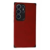 Mey İthalat®  Samsung Galaxy S24 Ultra Kılıf Loop Deri Silikon - Kırmızı
