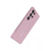 Mey İthalat®  Samsung Galaxy S24 Ultra Regal Magsafe Standlı Kapak - Açık Pembe