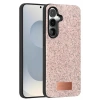 Mey İthalat®  Samsung Galaxy S25 Bright Simli Kapak - Pembe