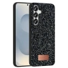 Mey İthalat®  Samsung Galaxy S25 Bright Simli Kapak - Siyah