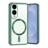 Mey İthalat®  Samsung Galaxy S25 Edge Kross Magneticsafe Kapak - Koyu Yeşil