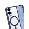Mey İthalat®  Samsung Galaxy S25 Edge Kross Magneticsafe Kapak - Lacivert