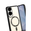 Mey İthalat®  Samsung Galaxy S25 Edge Kross Magneticsafe Kapak - Siyah