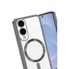 Mey İthalat®  Samsung Galaxy S25 Edge Kross Magneticsafe Kapak - Titan Gri