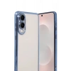 Mey İthalat®  Samsung Galaxy S25 Edge  Lensli Silikon - Açık Mavi