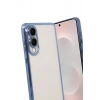 Mey İthalat®  Samsung Galaxy S25 Edge  Lensli Silikon - Açık Mavi