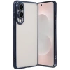 Mey İthalat®  Samsung Galaxy S25 Edge  Lensli Silikon - Lacivert