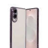 Mey İthalat®  Samsung Galaxy S25 Edge  Lensli Silikon - Mor