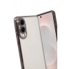 Mey İthalat®  Samsung Galaxy S25 Edge  Lensli Silikon - Titan Gri