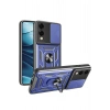 Mey İthalat®  Samsung Galaxy S25 Edge Pars Lens Yüzüklü Silikon - Lacivert