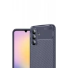 Mey İthalat®  Samsung Galaxy S25 FE Auto Focus Karbon Kapak - Lacivert