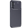 Mey İthalat®  Samsung Galaxy S25 Kılıf Auto Focus Karbon Kapak - Lacivert