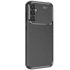 Mey İthalat®  Samsung Galaxy S25 Kılıf Auto Focus Karbon Kapak - Siyah