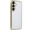 Mey İthalat®  Samsung Galaxy S25 Kılıf  Lensli Silikon - Gold