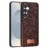 Mey İthalat®  Samsung Galaxy S25 Plus Bright Simli Kapak - Derin Mor
