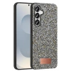 Mey İthalat®  Samsung Galaxy S25 Plus Bright Simli Kapak - Gümüş