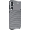 Mey İthalat®  Samsung Galaxy S25 Plus Kılıf Auto Focus Karbon Kapak - Gri
