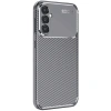 Mey İthalat®  Samsung Galaxy S25 Plus Kılıf Auto Focus Karbon Kapak - Gri
