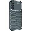 Mey İthalat®  Samsung Galaxy S25 Plus Kılıf Auto Focus Karbon Kapak - Koyu Yeşil