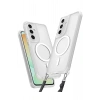 Mey İthalat®  Samsung Galaxy S25 Plus Kılıf Enka Magsafe Silikon Kılıf - Şeffaf