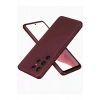 Mey İthalat®  Samsung Galaxy S25 Ultra Kılıf First Silikon - Bordo