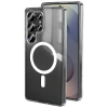 Mey İthalat®  Samsung Galaxy S25 Ultra Kılıf Magneticsafe Şeffaf Silikon - Şeffaf
