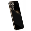 Mey İthalat®  Samsung Galaxy S25 Ultra Kılıf Volet Silikon - Siyah