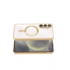 Mey İthalat®  Samsung Galaxy S26 Plus Kross Magneticsafe Kapak - Gold