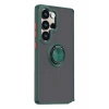 Mey İthalat®  Samsung Galaxy S26 Ultra Montreal Yüzüklü Silikon Kapak - Yeşil