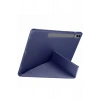 Mey İthalat®  Samsung Galaxy X610 Tab S9 FE Plus 12.4 Kılıf Kalemlikli Mars Tablet Kılıfı - Lacivert