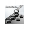 Mey İthalat®  Samsung Galaxy Z Flip 5 Valdez Metal Kamera Lens - Krem