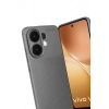 Mey İthalat®  Vivo V60 5G Auto Focus Karbon Kapak - Gri