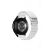 Mey İthalat®  Watch 20mm KR410 Kumaş Kordon - Beyaz