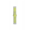 Mey İthalat®  Watch 22mm Spor Delikli Kordon - Gri-Yeşil
