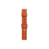 Mey İthalat®   Watch 38mm KR408 Çizgili Silikon Kordon - Turuncu