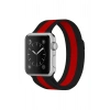 Mey İthalat®   Watch 38mm Metal Mıknatıslı Kordon - Siyah-Kırmızı