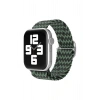 Mey İthalat®   Watch 38mm Star Kordon - Zigzag Yeşil-Siyah