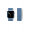 Mey İthalat®   Watch 42mm Hasırlı Cırtcırtlı Kordon - Mavi