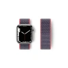 Mey İthalat®   Watch 42mm Hasırlı Cırtcırtlı Kordon - Pembe