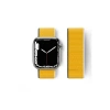 Mey İthalat®   Watch 42mm Hasırlı Cırtcırtlı Kordon - Sarı