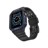 Mey İthalat®   Watch 42mm KR401 Silikon Kordon - Siyah-Mavi