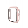 Mey İthalat®   Watch 44mm Camlı Kasa Ekran Koruyucu - Pembe