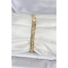 Mey İthalat® Xuping Zirkon Taşlı Gold Renk Kadın Bileklik