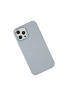 Apple iPhone 12 Pro Max Kılıf Asya Deri Silikon - Sierra Blue