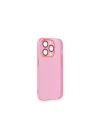 Apple iPhone 13 Pro Kılıf Armada Lensli Kapak - Pembe