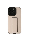 Apple iPhone 13 Pro Max Kılıf Mega Standlı Silikon - Gold