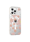 Joko Apple iPhone 14 Pro Max Floral Magsafe Kapak - Pembe