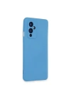 One Plus 9 Kılıf Nano içi Kadife Silikon - Mavi