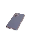 One Plus 9 Kılıf Volet Silikon - Mavi